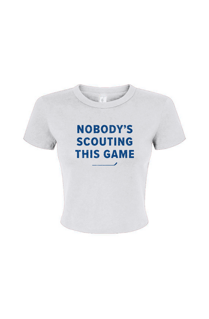 Barn Babe Nobody's Watching This Game Baby Tee