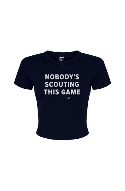 Barn Babe Nobody's Watching This Game Baby Tee