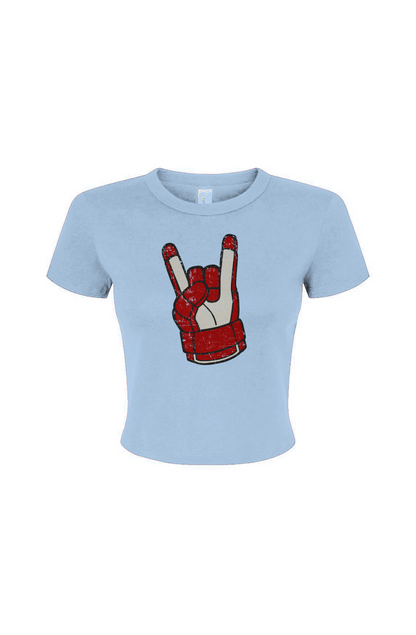 Barn Babe Hockey Rocks Baby Tee