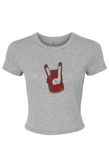 Barn Babe Hockey Rocks Baby Tee