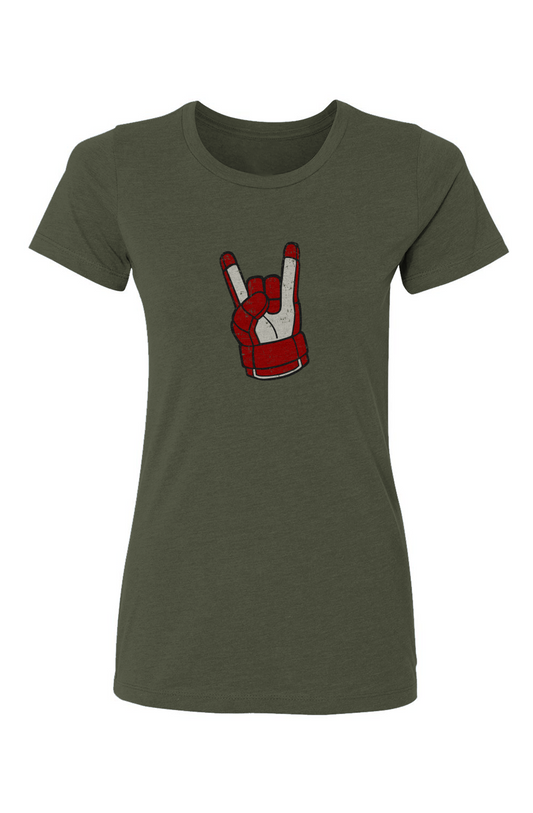 Barn Babe Hockey Rocks Tee