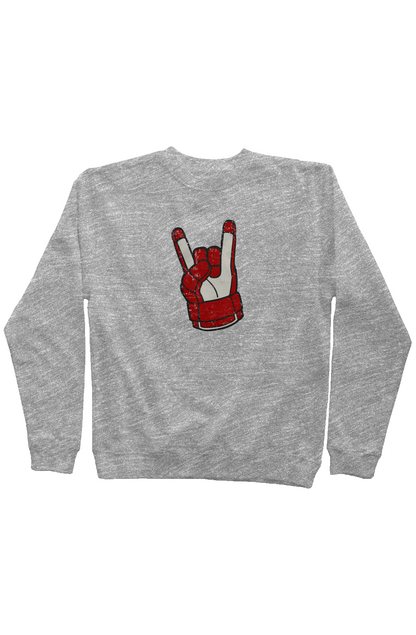 Hockey Rocks Rinkside Crewneck Sweatshirt