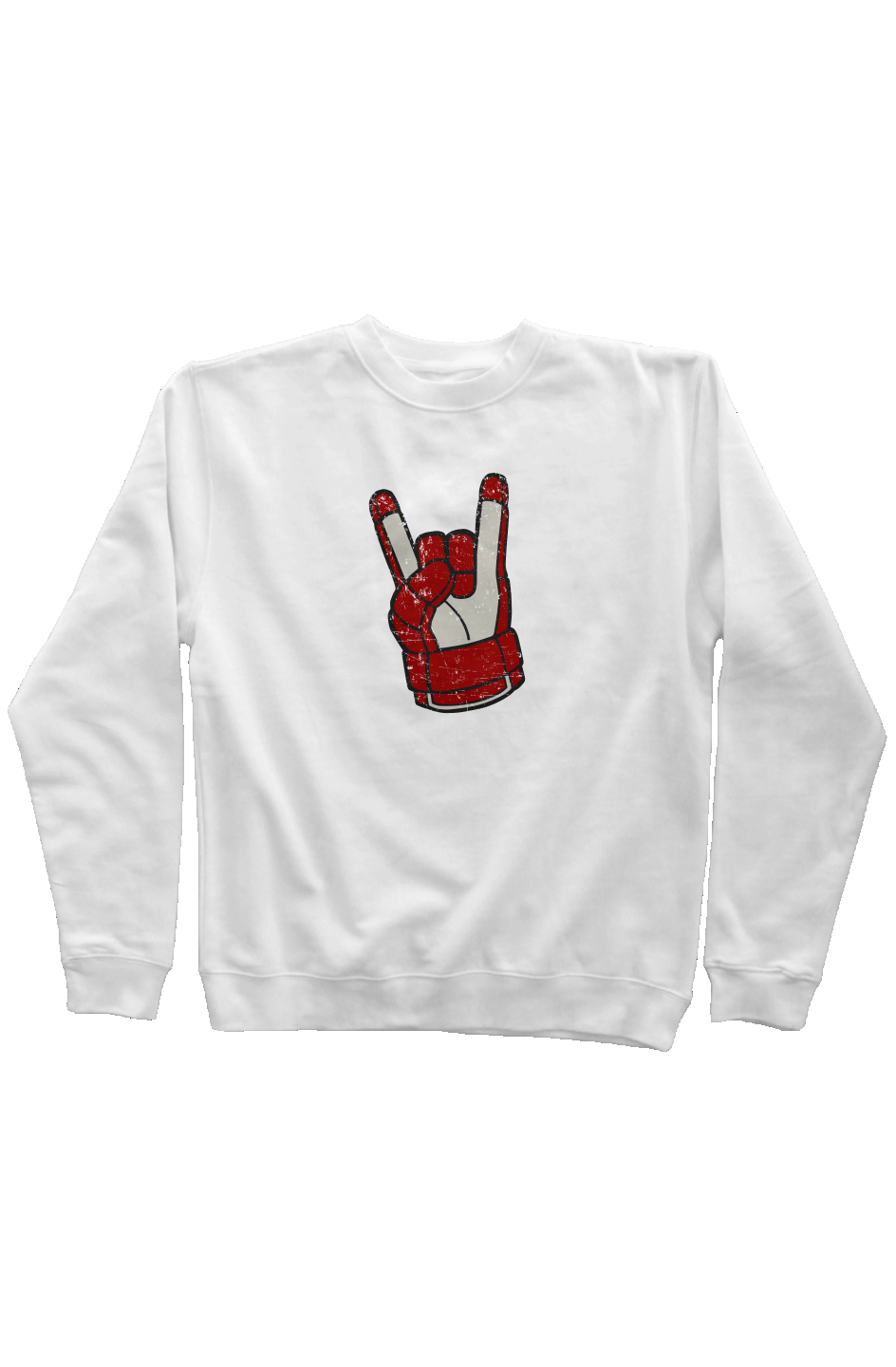 Hockey Rocks Rinkside Crewneck Sweatshirt