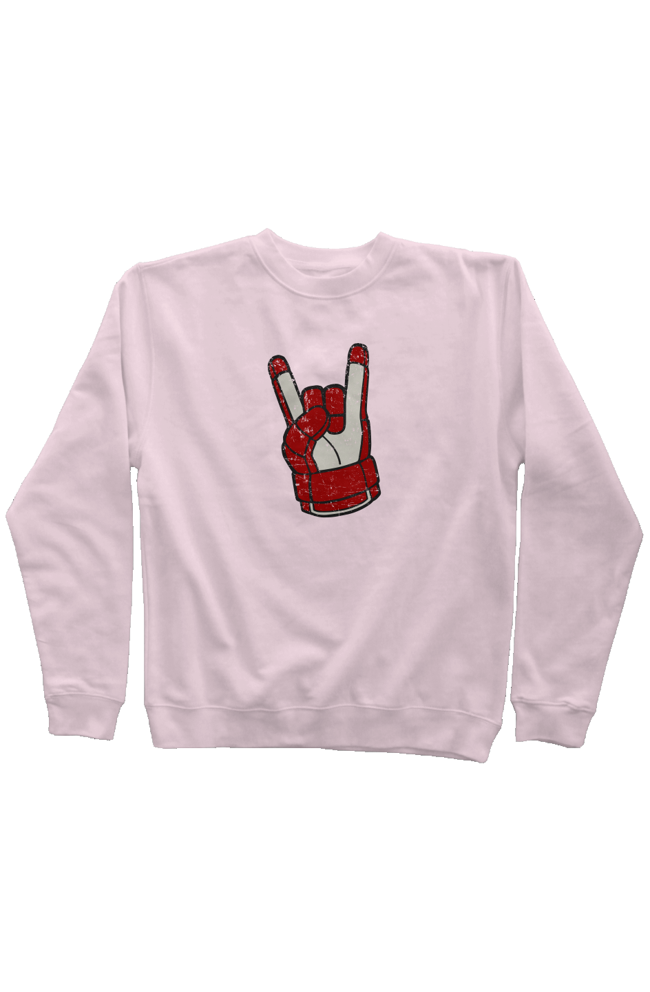 Hockey Rocks Rinkside Crewneck Sweatshirt