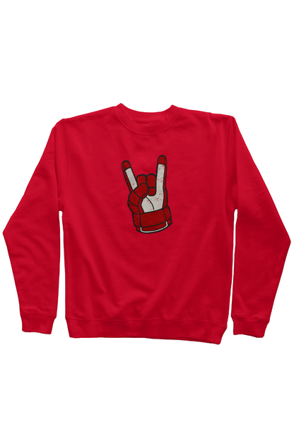Hockey Rocks Rinkside Crewneck Sweatshirt