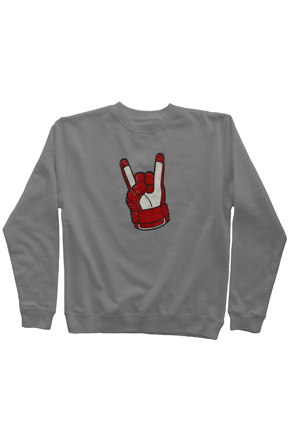 Hockey Rocks Rinkside Crewneck Sweatshirt