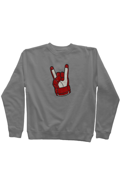 Hockey Rocks Rinkside Crewneck Sweatshirt