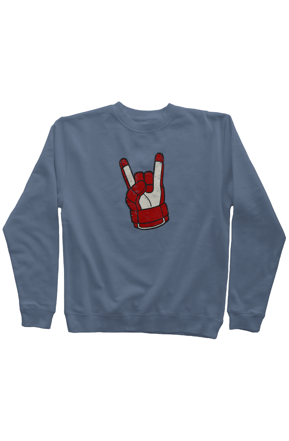 Hockey Rocks Rinkside Crewneck Sweatshirt