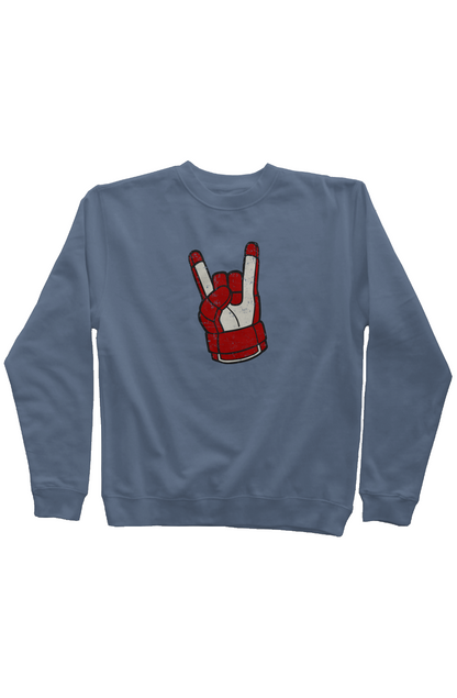 Hockey Rocks Rinkside Crewneck Sweatshirt