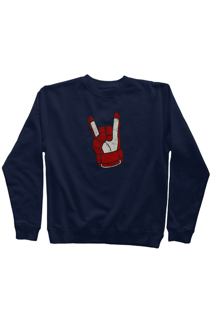 Hockey Rocks Rinkside Crewneck Sweatshirt