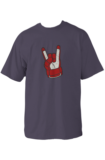 Hockey Rocks 90s Throwback Tee