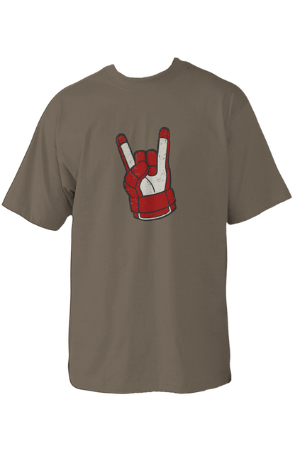 Hockey Rocks 90s Throwback Tee