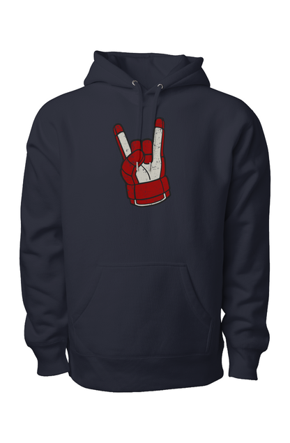Hockey Rocks Legend Heavyweight Hoodie
