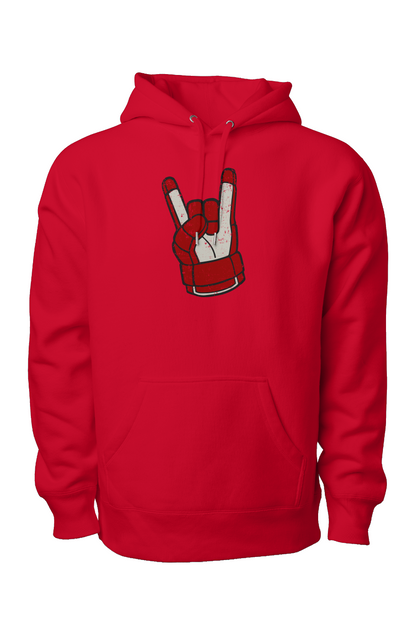 Hockey Rocks Legend Heavyweight Hoodie