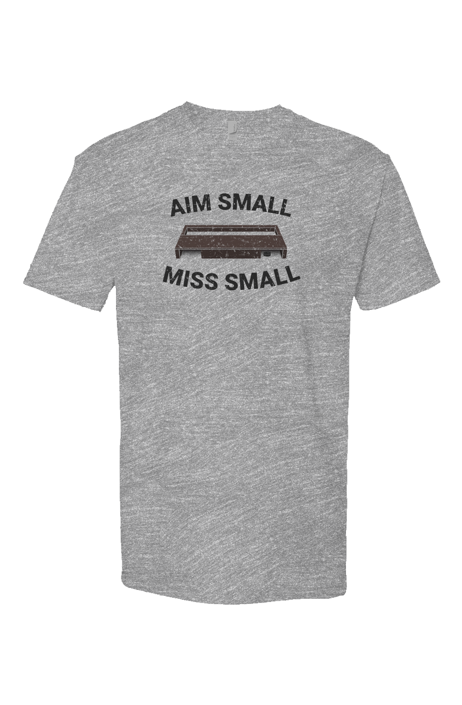 Aim Small Miss Small Breakaway Performance Tee Grey | Barn Garb Hockey Threads