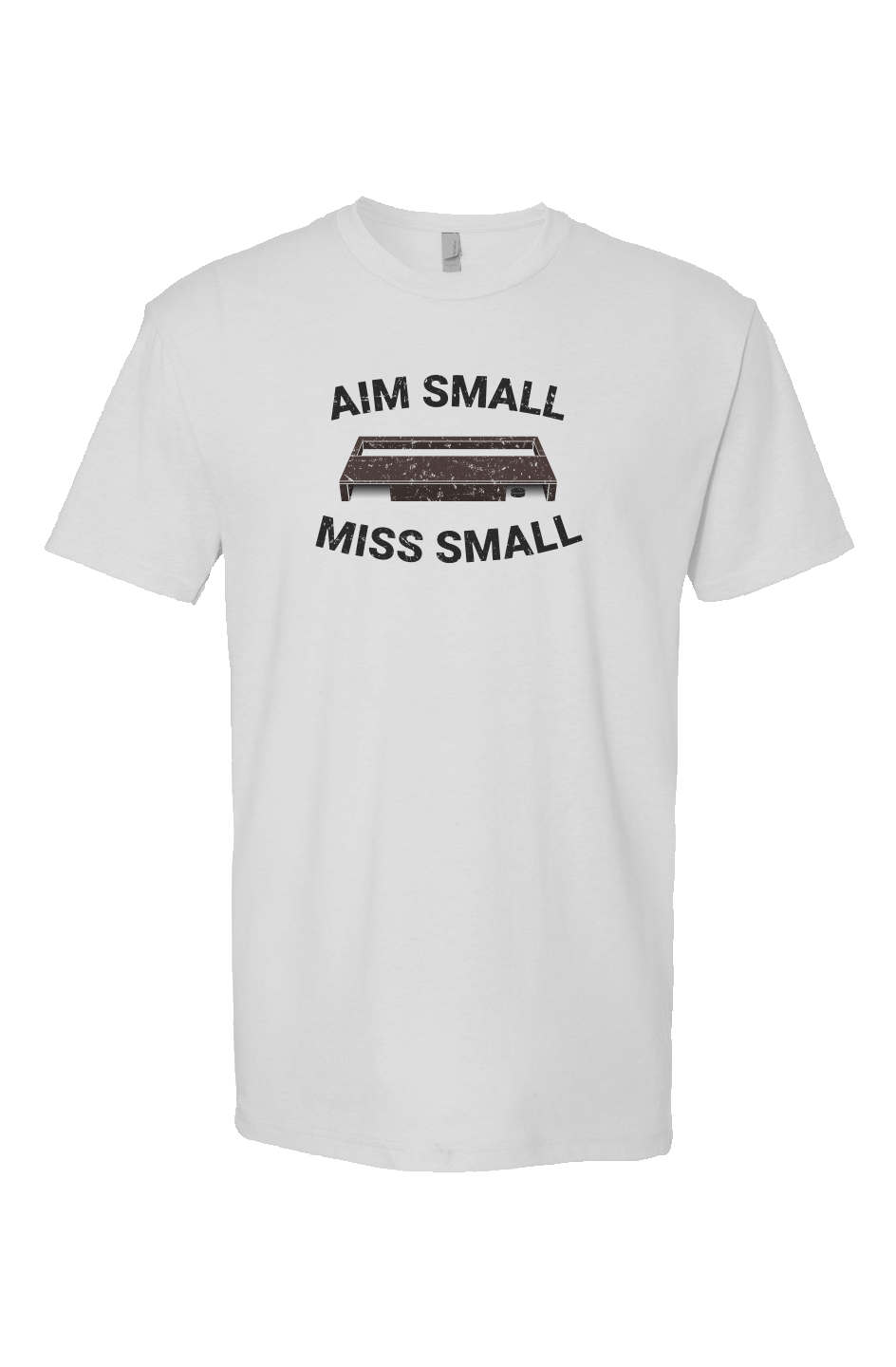 Aim Small Miss Small Breakaway Performance Tee White | Barn Garb Hockey Threads