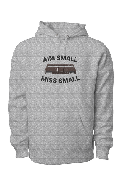 Aim Small Miss Small Legend Heavyweight Hoodie Grey | Barn Garb Hockey Threads