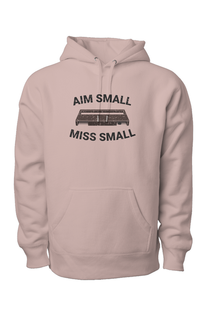 Aim Small Miss Small Legend Heavyweight Hoodie Pink | Barn Garb Hockey Threads