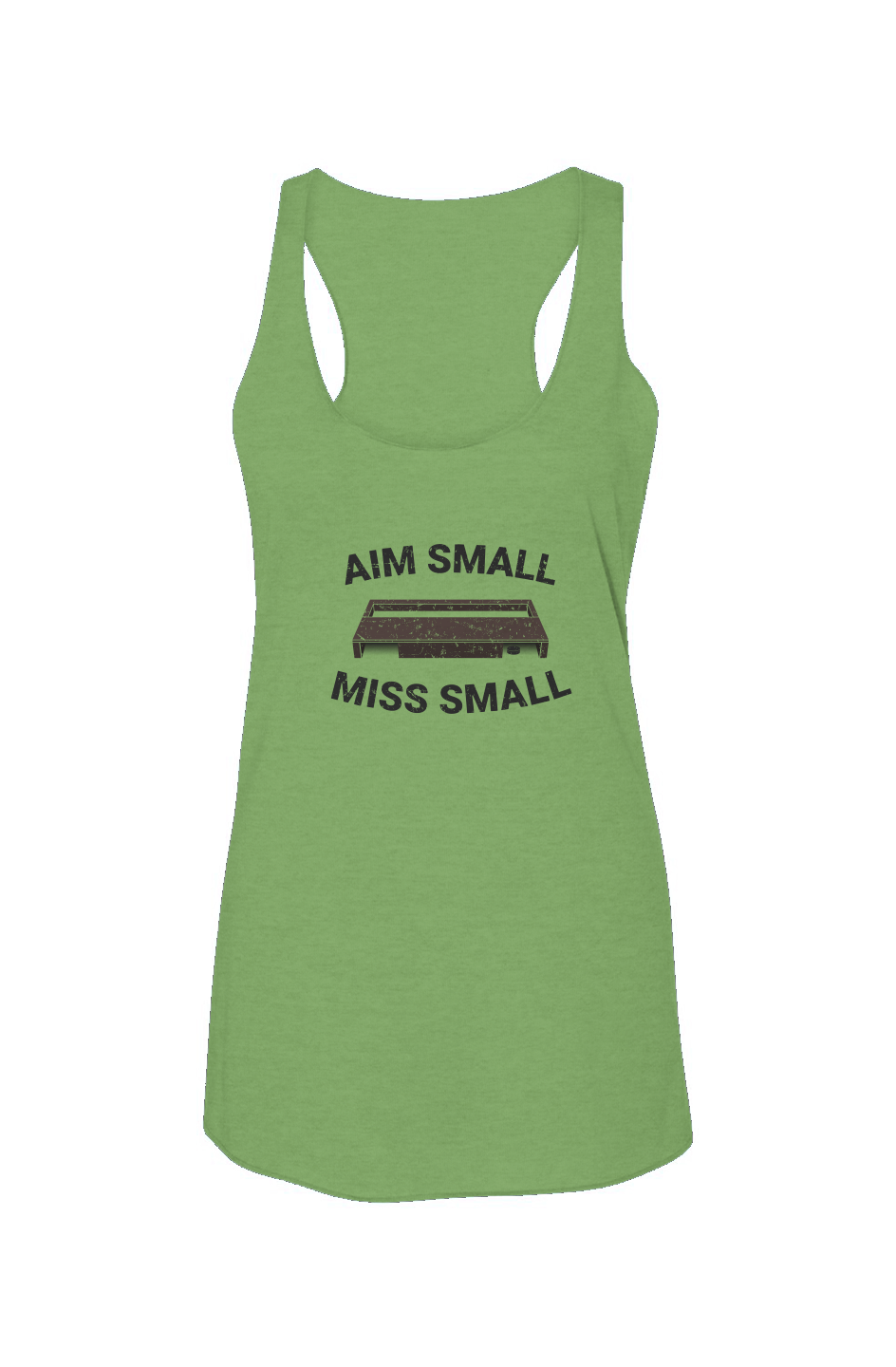 Aim Small Miss Small Racerback Barn Tank Green | Barn Garb Hockey Threads