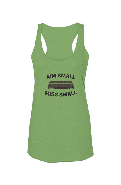 Aim Small Miss Small Racerback Barn Tank Green | Barn Garb Hockey Threads