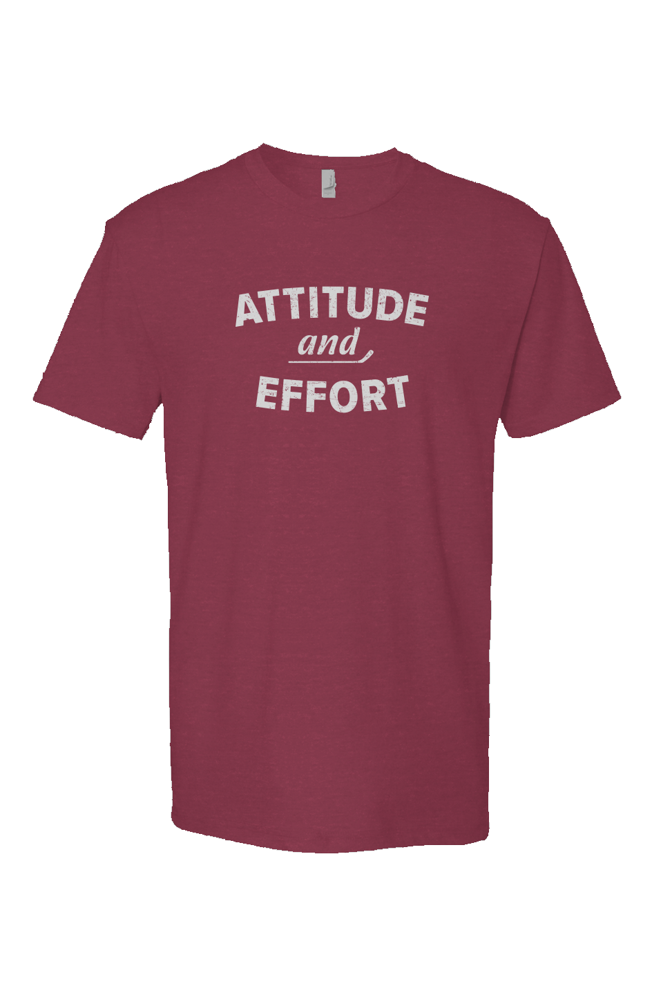 Attitude and Effort Breakaway Performance Tee Cardinal | Barn Garb Hockey Threads