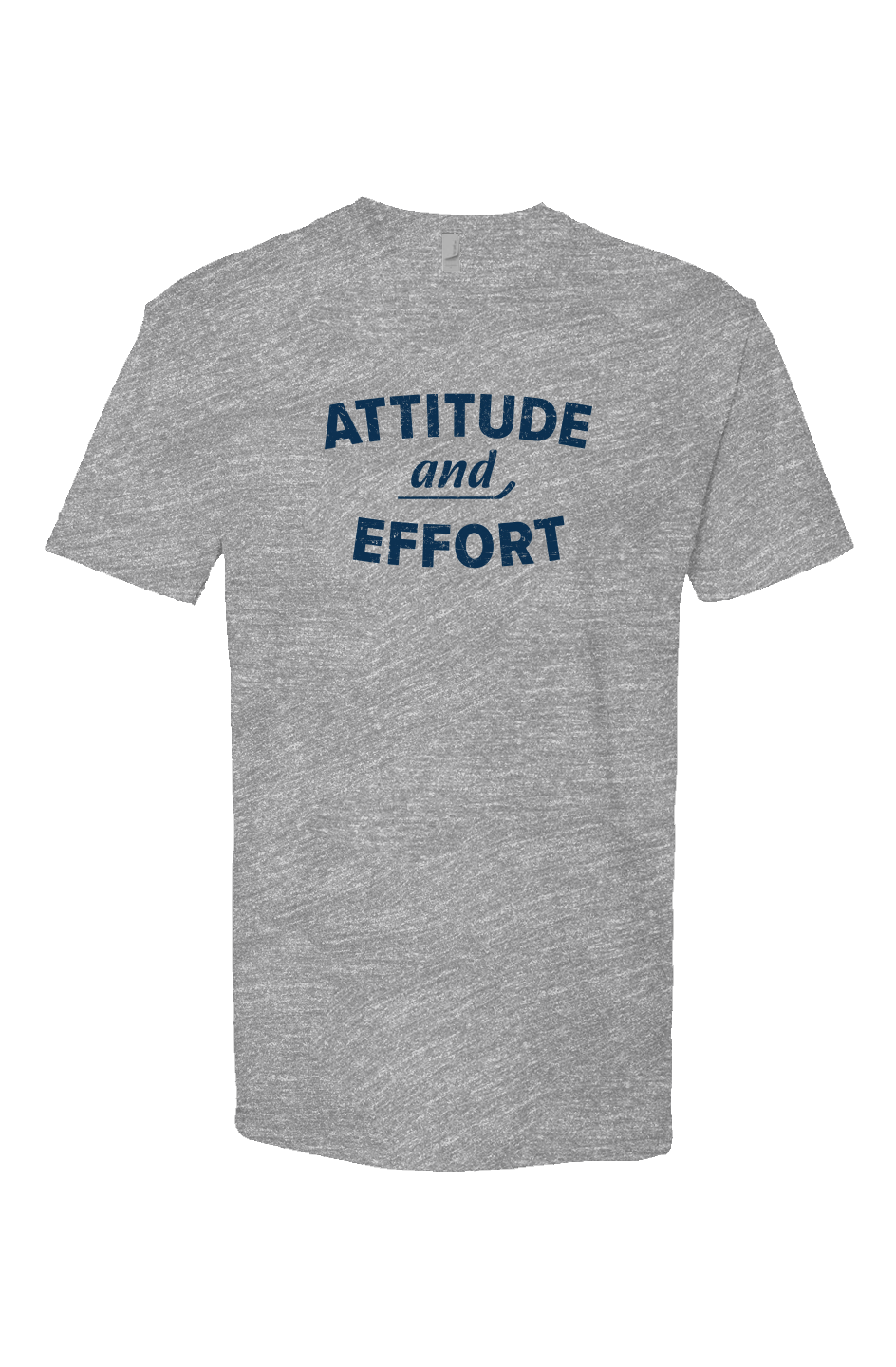 Attitude and Effort Breakaway Performance Tee Grey | Barn Garb Hockey Threads