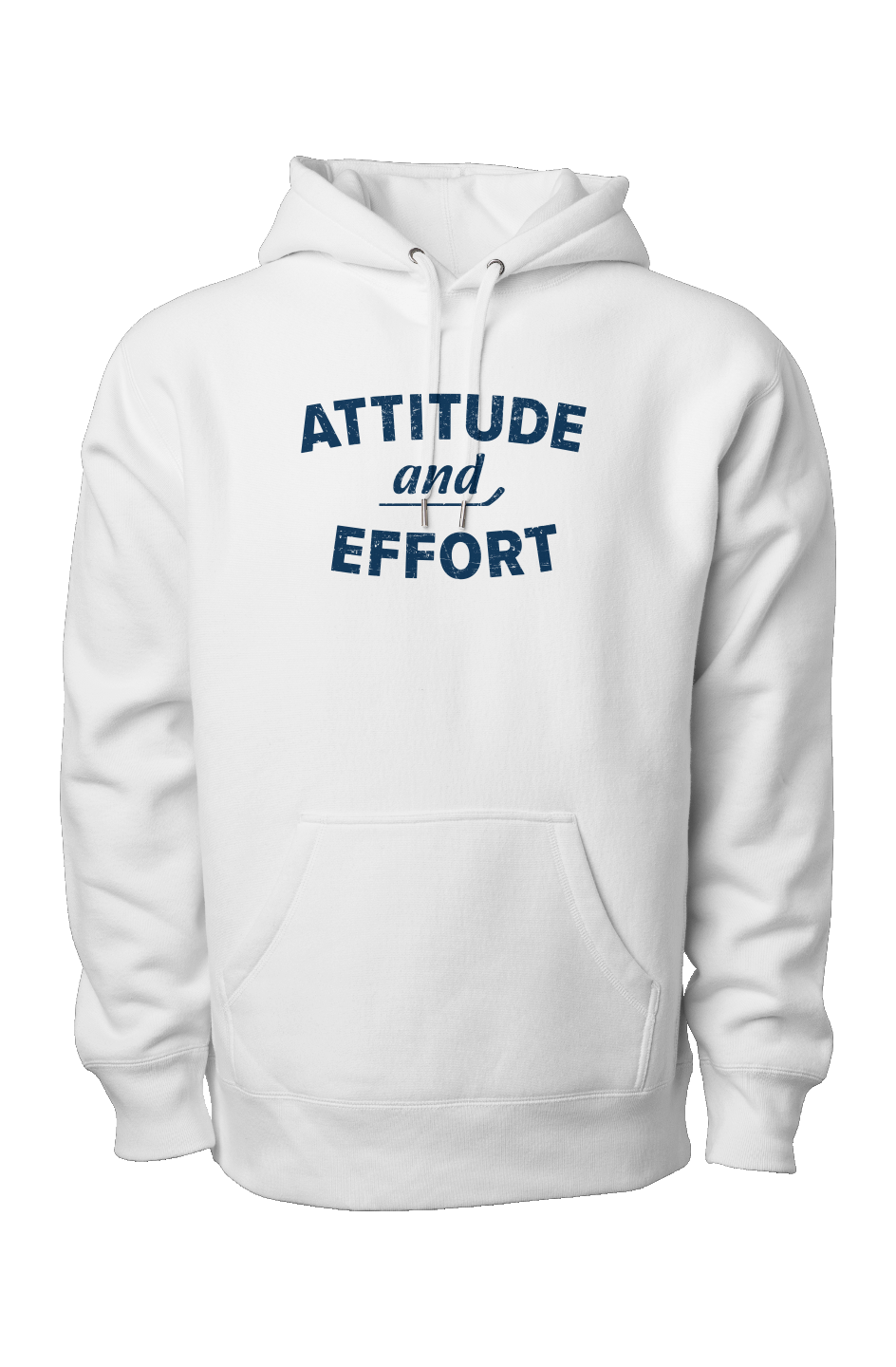 Attitude and Effort Legend Heavyweight Hoodie White | Barn Garb Hockey Threads
