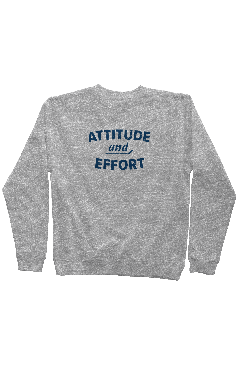 Attitude and Effort Rinkside Crewneck Sweatshirt Grey | Barn Garb Hockey Threads