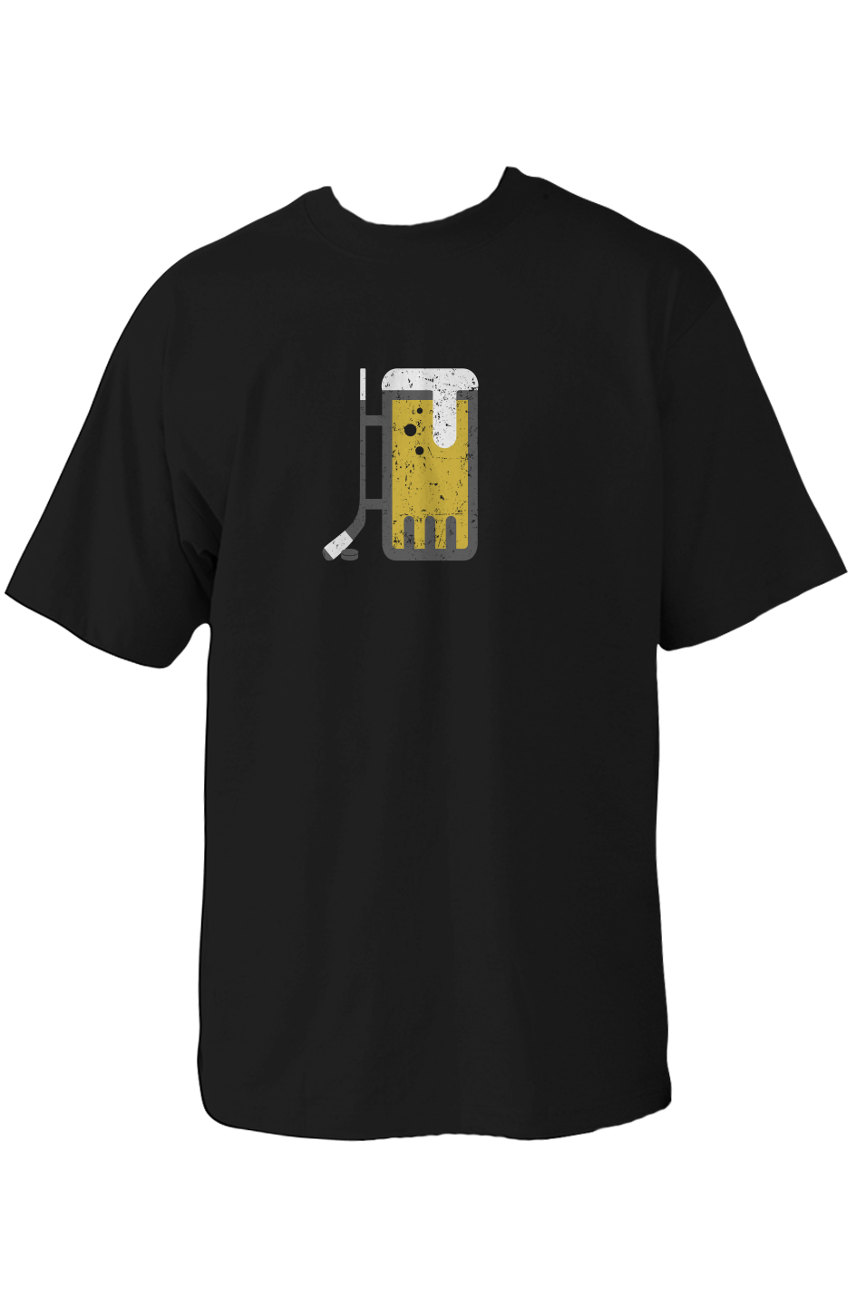 Bar Down 90s Throwback Tee Black | Barn Garb Hockey Threads