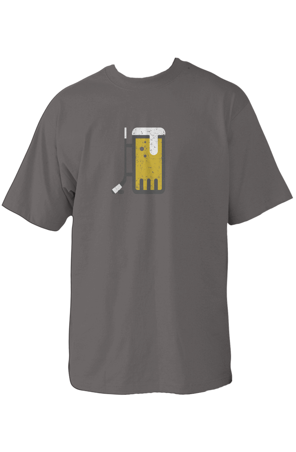 Bar Down 90s Throwback Tee Dark Grey | Barn Garb Hockey Threads