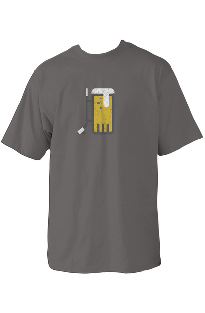 Bar Down 90s Throwback Tee Dark Grey | Barn Garb Hockey Threads