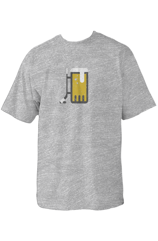 Bar Down 90s Throwback Tee Grey | Barn Garb Hockey Threads