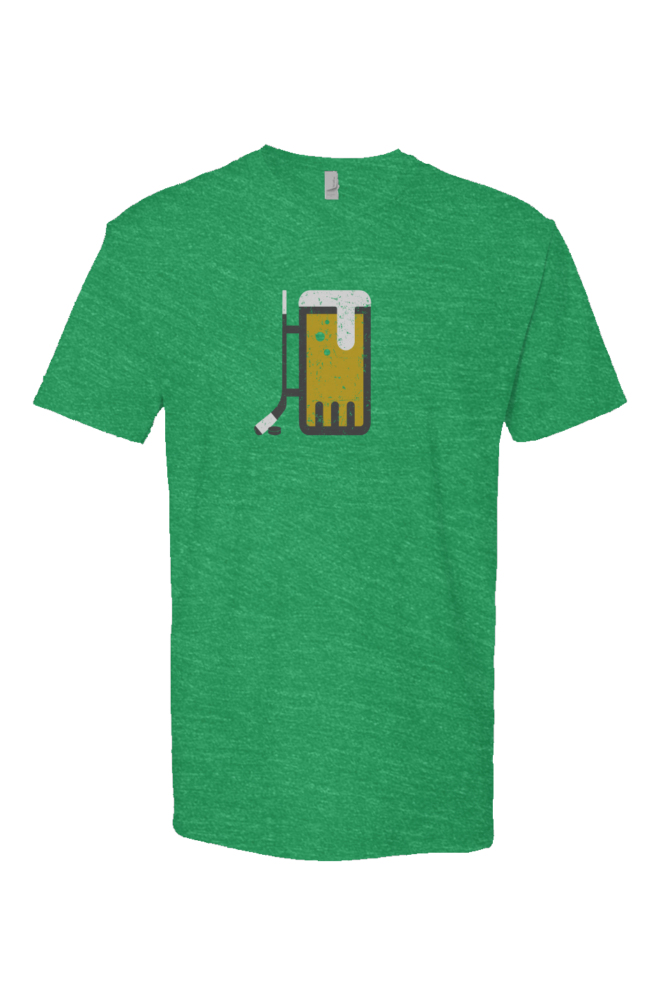 Bar Down Breakaway Performance Tee Green | Barn Garb Hockey Threads