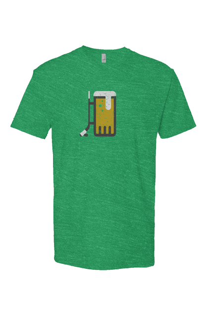 Bar Down Breakaway Performance Tee Green | Barn Garb Hockey Threads