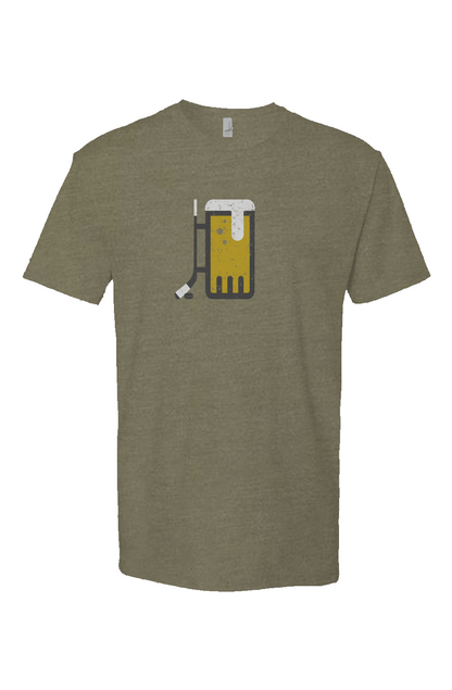 Bar Down Breakaway Performance Tee Military Green | Barn Garb Hockey Threads