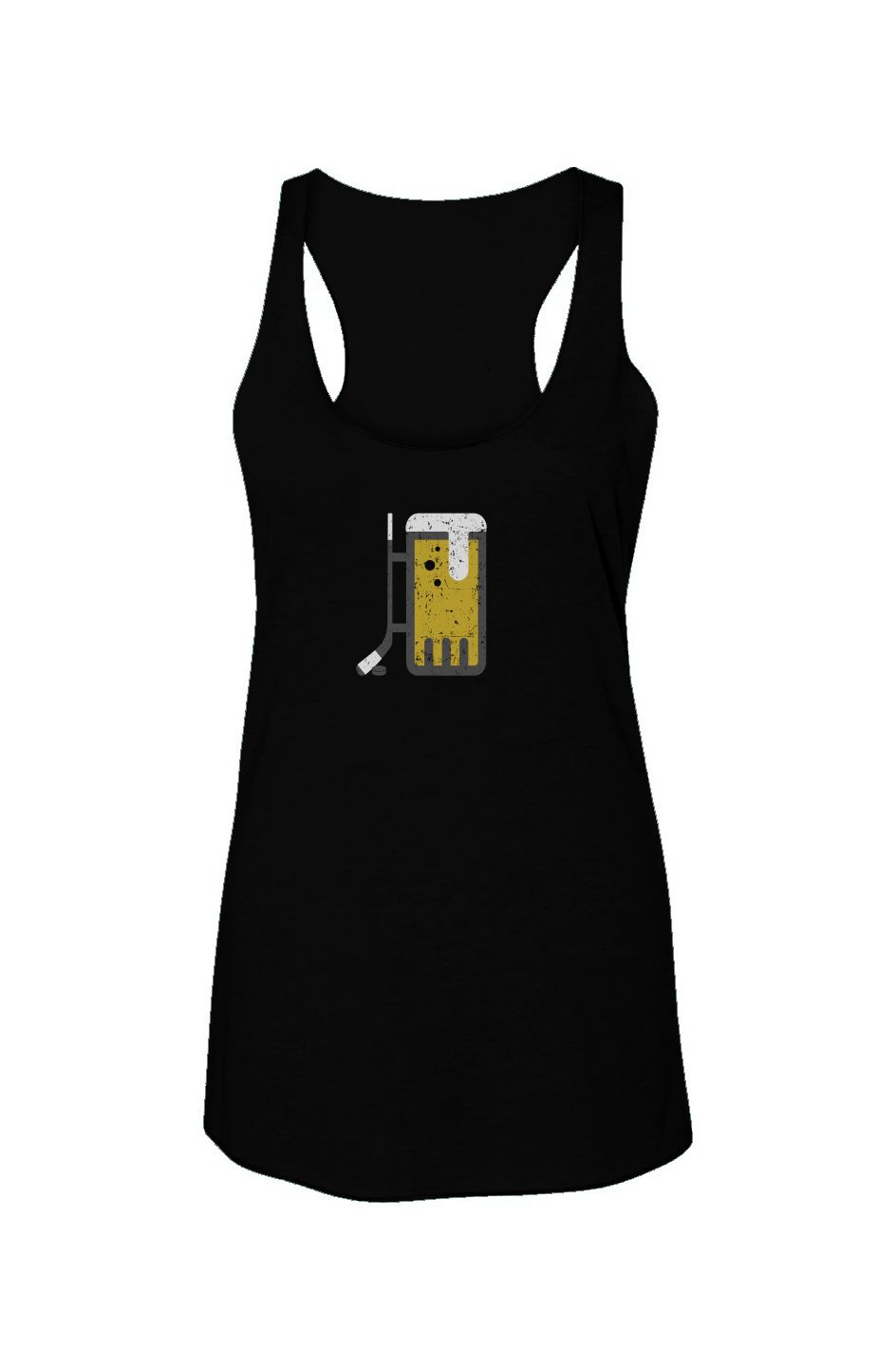 Bar Down Racerback Barn Tank Black | Barn Garb Hockey Threads