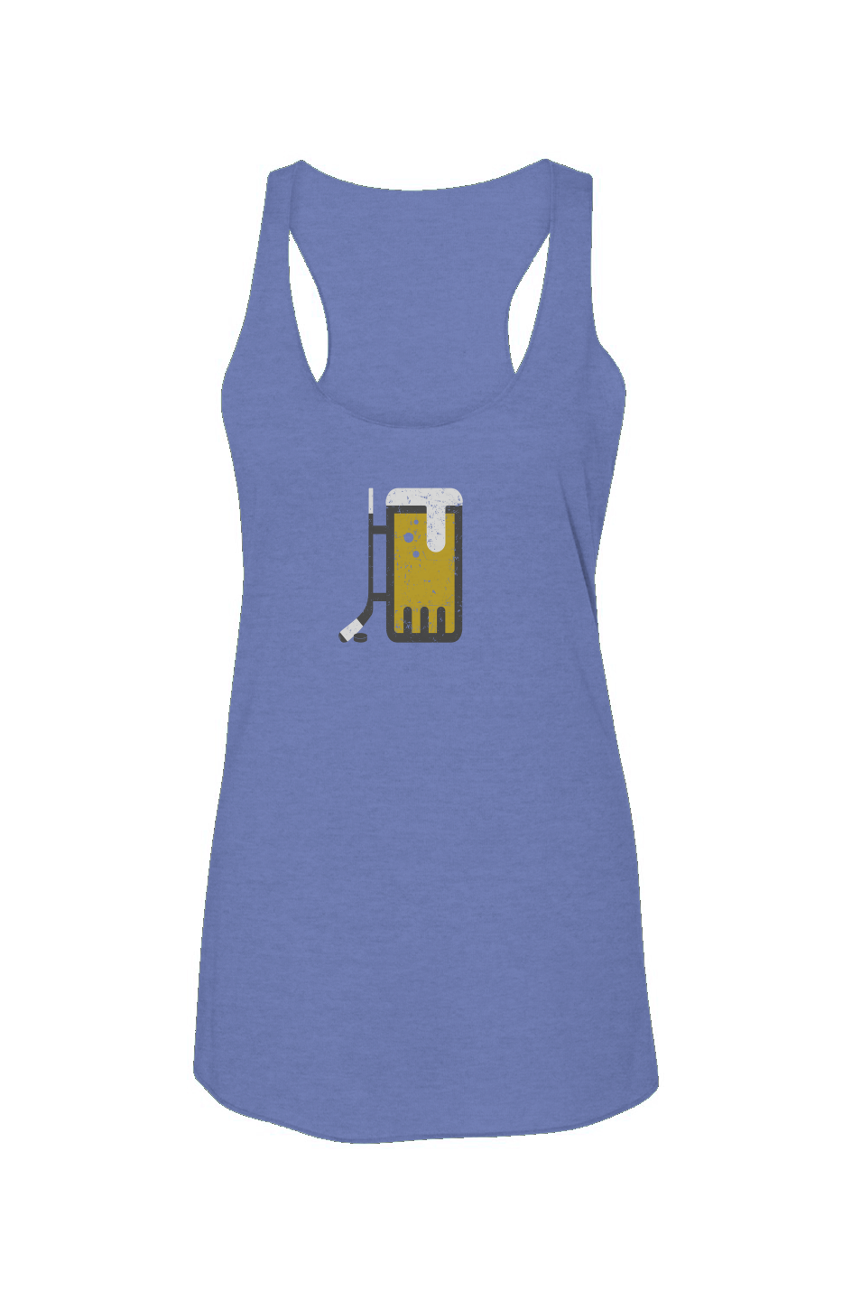 Bar Down Racerback Barn Tank Blue | Barn Garb Hockey Threads