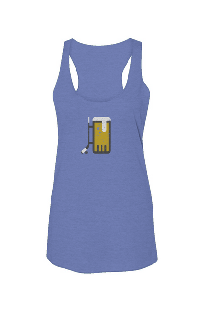 Bar Down Racerback Barn Tank Blue | Barn Garb Hockey Threads