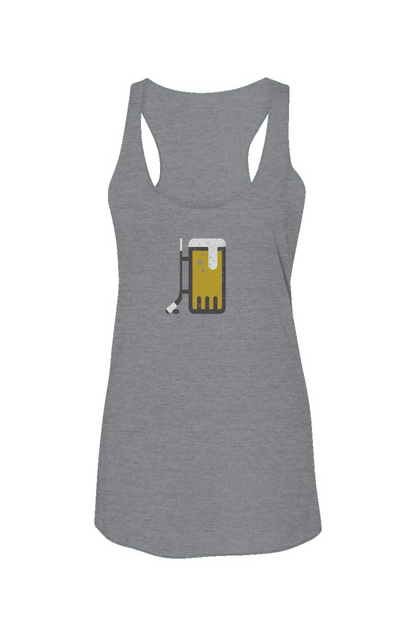 Bar Down Racerback Barn Tank Grey | Barn Garb Hockey Threads