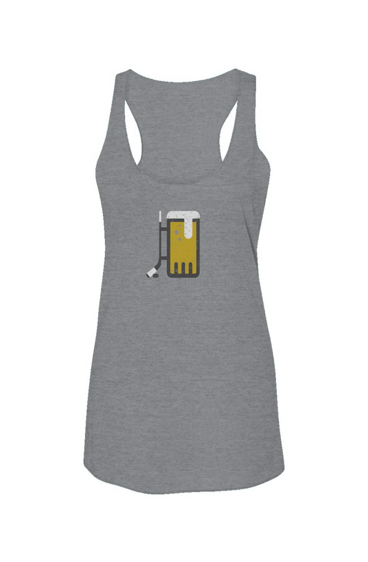 Bar Down Racerback Barn Tank Grey | Barn Garb Hockey Threads
