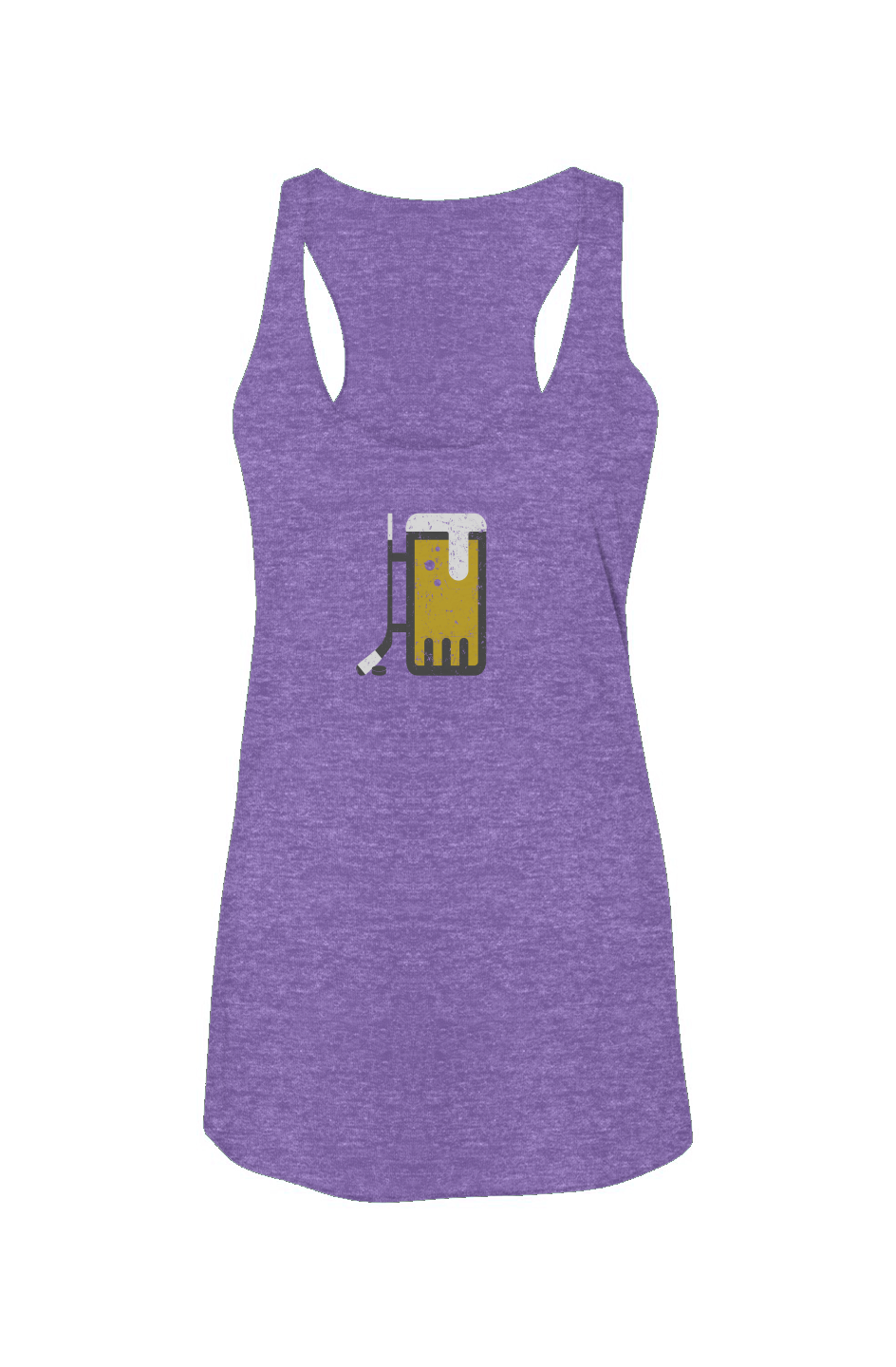 Bar Down Racerback Barn Tank Purple | Barn Garb Hockey Threads