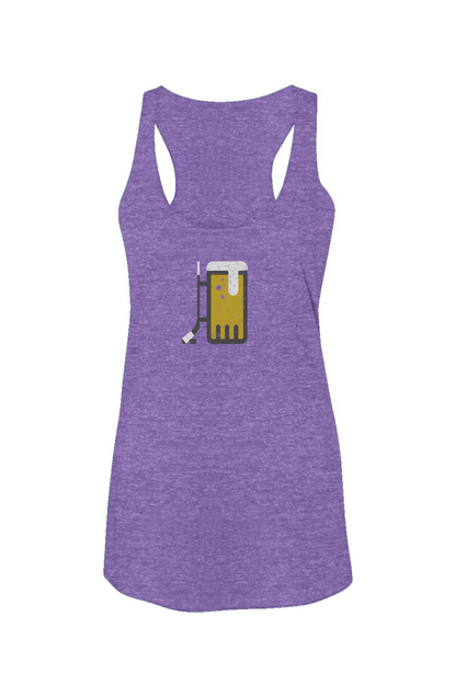 Bar Down Racerback Barn Tank Purple | Barn Garb Hockey Threads