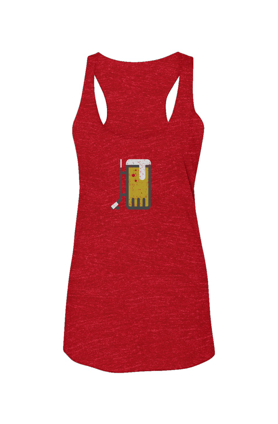 Bar Down Racerback Barn Tank Red | Barn Garb Hockey Threads