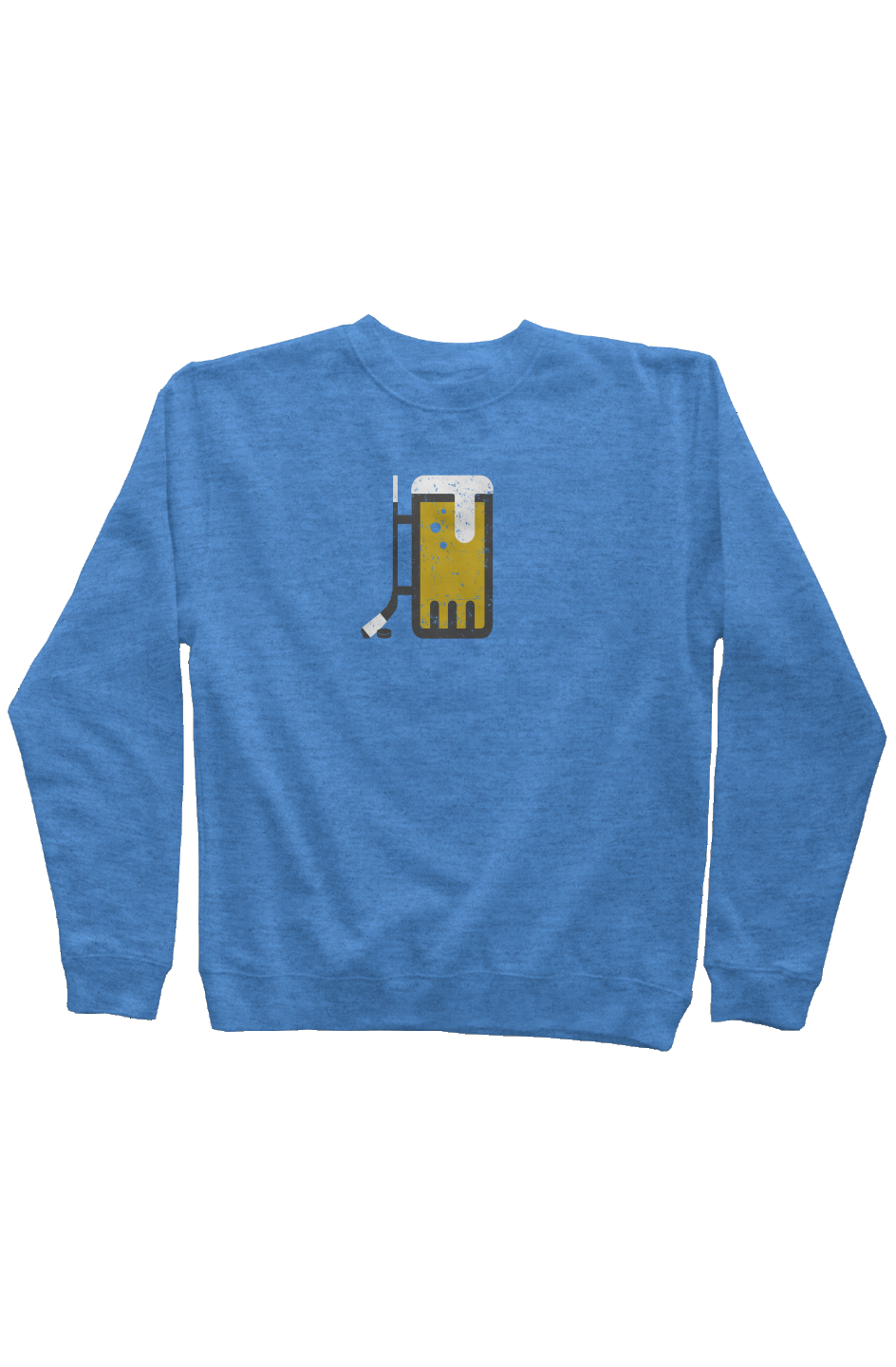 Bar Down Rinkside Crewneck Sweatshirt Blue | Barn Garb Hockey Threads