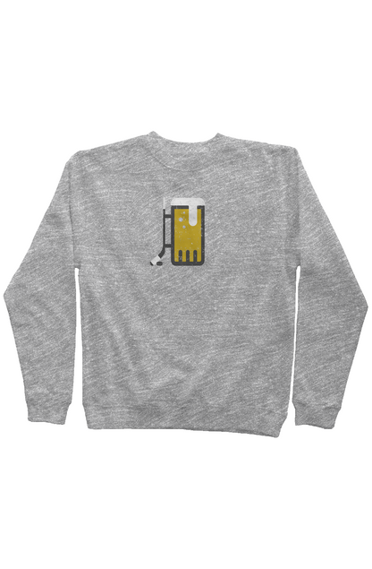 Bar Down Rinkside Crewneck Sweatshirt Grey | Barn Garb Hockey Threads