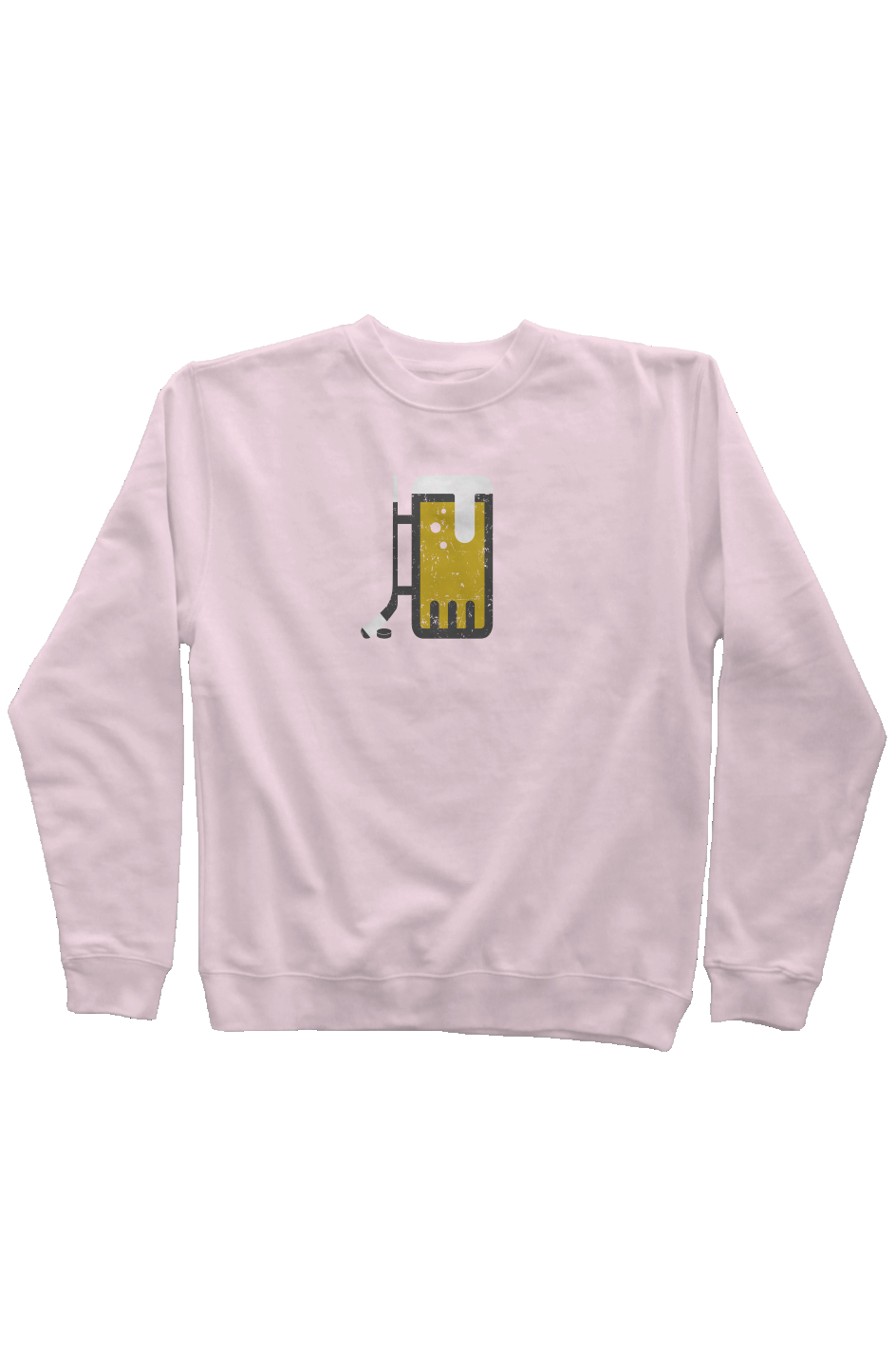 Bar Down Rinkside Crewneck Sweatshirt Pink | Barn Garb Hockey Threads
