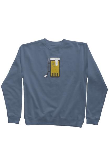 Bar Down Rinkside Crewneck Sweatshirt Slate | Barn Garb Hockey Threads