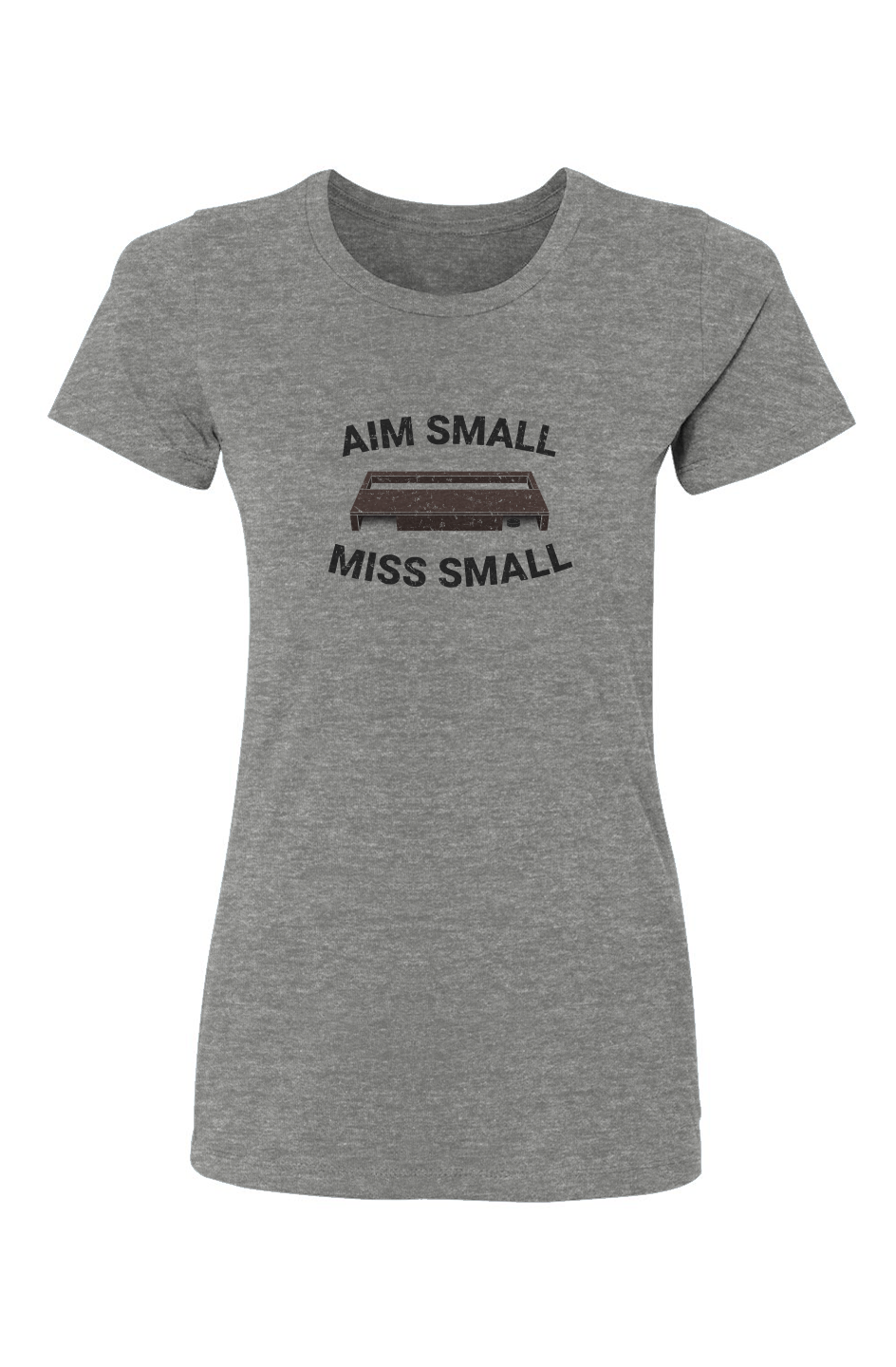 Barn Babe Aim Small Miss Small Tee Grey | Barn Garb Hockey Threads