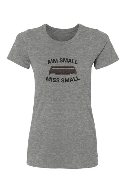 Barn Babe Aim Small Miss Small Tee Grey | Barn Garb Hockey Threads