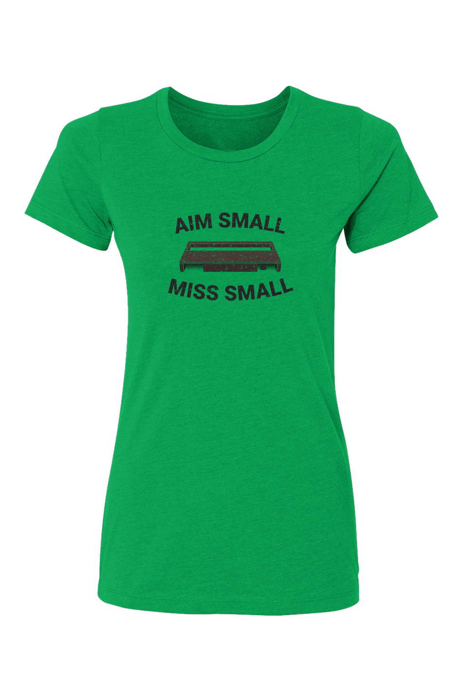 Barn Babe Aim Small Miss Small Tee Kelly Green | Barn Garb Hockey Threads